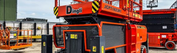 18 Meter Diesel Rough Terrain Scissor Available To Hire In Sheffield – Dingli JCPT 1823